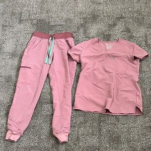 Figs Mauve Scrub Set